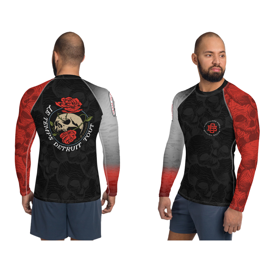 Custom MMA Rash Guard Set